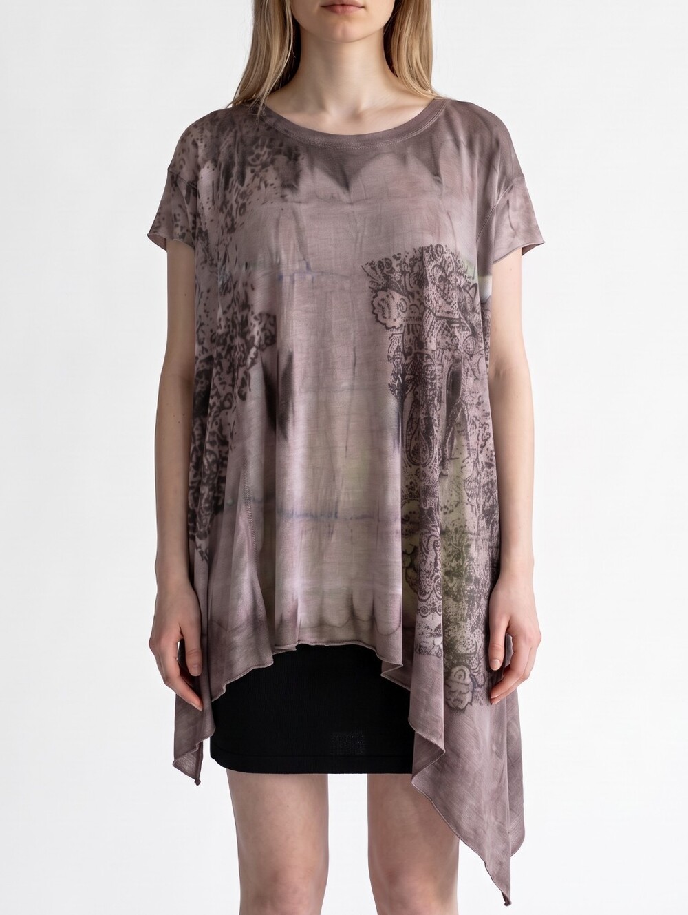 AllSaints Spitalfields "Reflection" Asymmetric Top